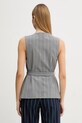 Odzież United Colors of Benetton kamizelka damska 26Q2DJ015 szary
