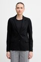 United Colors of Benetton marynarka jednorzędowa damska z wiskozą czarny 27CKDW03K