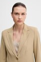 United Colors of Benetton marynarka jednorzędowa damska z wiskozy beżowy 2962DW02W