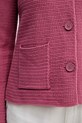 United Colors of Benetton marynarka jednorzędowa damska bawełniana 1TWSD605I różowy