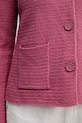 United Colors of Benetton marynarka jednorzędowa damska bawełniana 1TWSD605I różowy