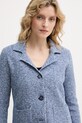 United Colors of Benetton μονόπετο σακάκι Γυναικείο βαμβακερό μπλε 1TWSD605I