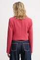 Ρούχα United Colors of Benetton μονόπετο σακάκι γυναικείο 243XDW03M κόκκινο