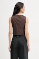 Oblečenie United Colors of Benetton vesta dámska bavlnená 29YYDJ016 hnedá