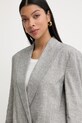 Pinko σταυρωτό σακάκι γυναικείο με λινό γκρί 106925.A3AS