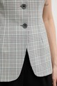 Guess μονόπετο γιλέκο Γυναικεία CARLA W6GN10.W2139 γκρί
