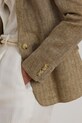 Lauren Ralph Lauren marynarka damska lniana 200P09022 beżowy