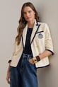 Lauren Ralph Lauren піджак жіночий бавовняний бежевий 200P09081