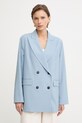 Max&Co. двобортний піджак жіночий з додаванням вовни MCOEGIZIO блакитний 2616041033200