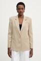 Armani Exchange jednoradové sako dámske béžová XW001953.AF21553