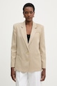 Armani Exchange однобортний піджак жіночий бежевий XW001953.AF21553