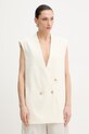 Γιλέκο με προσθήκη μαλλιού BOSS Jawikiri ύφασμα μπεζ 50558293