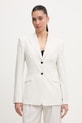 HUGO marynarka garniturowa damska z wiskozy Asmalla biały 50561472