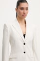 HUGO marynarka garniturowa damska z wiskozy Asmalla biały 50561472