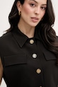 Karl Lagerfeld vestă cu un singur rând de nasturi pentru femei negru B2W14015