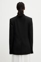 Одежда Sportmax Spxboemia однобортный пиджак с вискозой для женщин 2612041052600 чёрный