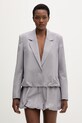 Isabelle Blanche sacou de costum pentru femei, cu vâscoză gri IS26SS.J093.T007