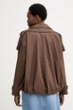 Odzież Haveone krótka kurtka damska z lyocellem JSO.Q013 brązowy
