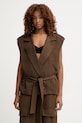 Haveone kamizelka damska brązowy LSO.Q004