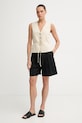 Одежда rag & bone однобортный жилет для женщин с добавлением льна Paulette RA4O26S4MSW бежевый