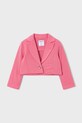 Детский пиджак Mayoral 3451.6A.Mini.PPY2 розовый SS26