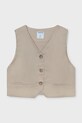 Mayoral kamizelka dziecięca tkanina beżowy 6355.8B.Junior.PPY2