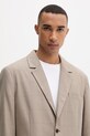Les Deux giacca monopetto da uomo con viscosa James beige 1001467