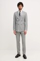 BOSS garnitur wełniany C-Huge-2pcs-DB-261 tkanina szary 50557335