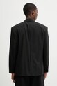 Ρούχα Σακάκι με προσθήκη μάλλινου υφάσματος HUGO 50554672 μαύρο