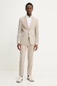 Шерстяной пиджак HUGO Arti253X 50558082 бежевый SS26