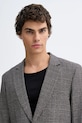 Rag & Bone marynarka wełniana szary RV1D25F4MWO