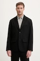 Armani Exchange marynarka z domieszką wełny regular czarny XM002202.AF21302