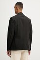 Odzież Sisley marynarka jednorzędowa męska z domieszką wełny 29B3SW02K czarny