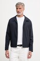 BOSS krótka kurtka męska z wełną Carper granatowy 50559295