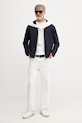 BOSS krátka pánska bunda s vlnou Carper 50559295 tmavomodrá SS26