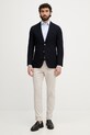 BOSS jednoredni muški sako od vune Hutson 50561882 mornarsko plava SS26