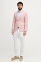 BOSS μονόπετο Ανδρικό μάλλινο Σακάκι 50562604 ροζ SS26