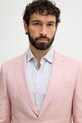 BOSS μονόπετο Ανδρικό μάλλινο Σακάκι ροζ 50562604