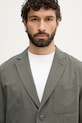 Armani Exchange однобортный мужской пиджак с добавлением шерсти зелёный XM002079.AF22403