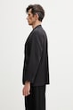 BEAMS marynarka jednorzędowa wełniana męska 1116.0089.927 czarny SS26