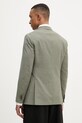 Oblečení Michael Kors jednořadé sako pánské s příměsí vlny MK0SB01202 zelená