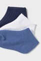 Mayoral skarpetki dziecięce 3-pack 10136.3A.Baby.PPY2 niebieski SS26