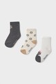 Dětské ponožky Mayoral 3-pack šedá 10137.3F.Baby.PPY2