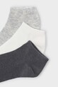 Mayoral șosete copii 3-pack 10181.5A.Mini.PPY2 gri SS26