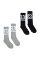 Diesel skarpetki z bawełną dziecięce SKM-ZRAYBIPACK SOCKS 2-pack czarny 00J4MX.0BAWN
