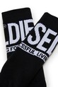Diesel skarpetki z bawełną dziecięce SKM-ZRAYBIPACK SOCKS 2-pack 00J4MX.0BAWN czarny SS26