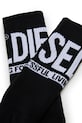 Diesel skarpetki z bawełną dziecięce SKM-ZRAYBIPACK SOCKS 2-pack 00J4MX.0BAWN czarny SS26