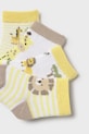 Mayoral Newborn skarpetki dziecięce 4-pack 9049.1E.Newborn.PPY2 żółty SS26