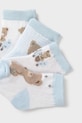 Mayoral Newborn skarpetki dziecięce 4-pack 9049.1E.Newborn.PPY2 niebieski SS26