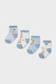 Mayoral Newborn skarpetki dziecięce 4-pack niebieski 9049.1E.Newborn.PPY2
